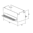 L&L LUCE E LIGHT - CASSAFORMA 65X150 QUAD6.2 BIA