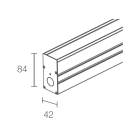 L&L LUCE E LIGHT - CASSAFORMA NEVA1.2 1522MM ALL WC6512