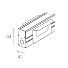 L&L LUCE E LIGHT - CASSAFORMA CART. NEVA1.2 1522MM ALL