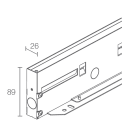 L&L LUCE E LIGHT - CASSAFORMA RIO1.2 1013MM INOX WC8152