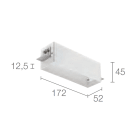 L&L LUCE E LIGHT - CASSAF ARRETR SOFFITTO CART. BP41 BIANC WC8705