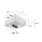 L&L LUCE E LIGHT - CASSAF INSTAL A FILO SOFFITTO MURAT BP2