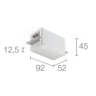 L&L LUCE E LIGHT - CASSAF ARRETR SOFFITTO CART. BP21 NERA