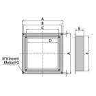 MAICO - D/25 DISTANZIALE QC250 3F H.70 STD 1DP2502