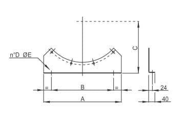MAICO - STAFFE SOSTEGNO CC 800 (COPPIA) 1ST0800