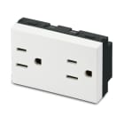 MASTER - PRESA 2P+T 15A AMERIC. DOPPIA ANTIBACT