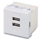 MASTER - ALIMENTATORE 2 USB 5V 4A 2M. ANTIBACT