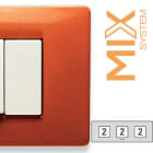 MASTER - MIX PLACCA 2+2+2 POSTI ARANCIO TIBET