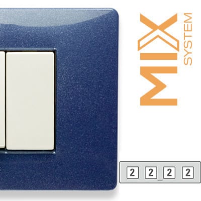MASTER - MIX PLACCA 2+2+2+2 POSTI BLU VEGA