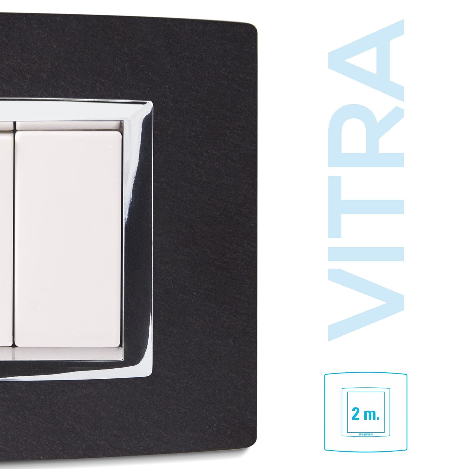 MASTER - PLACCA VITRA PIETRA ARDESIA 2 POSTI