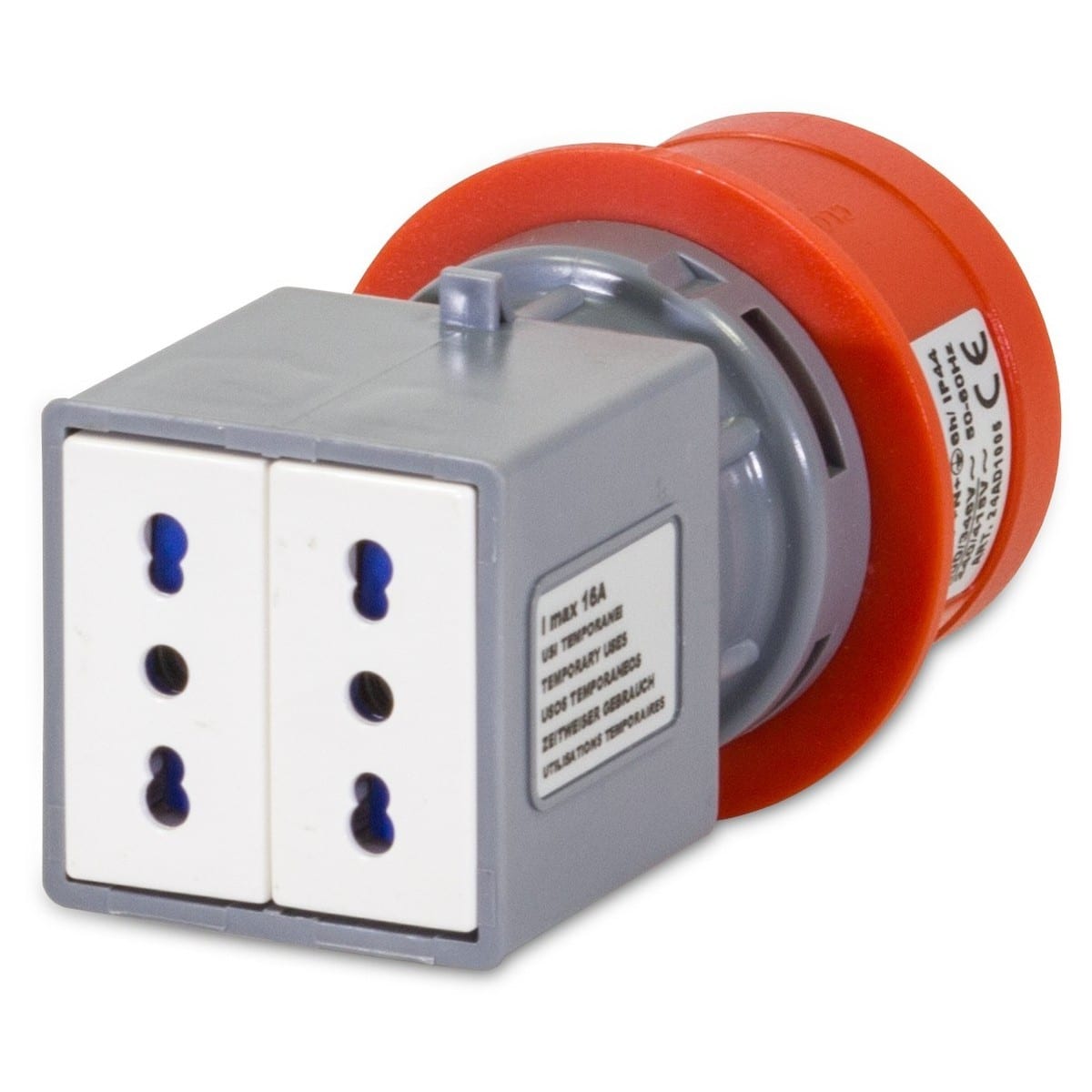 MASTER - AD.IND.SP.3P+N+T16A 380V+2PR.BIV.2P+T16A