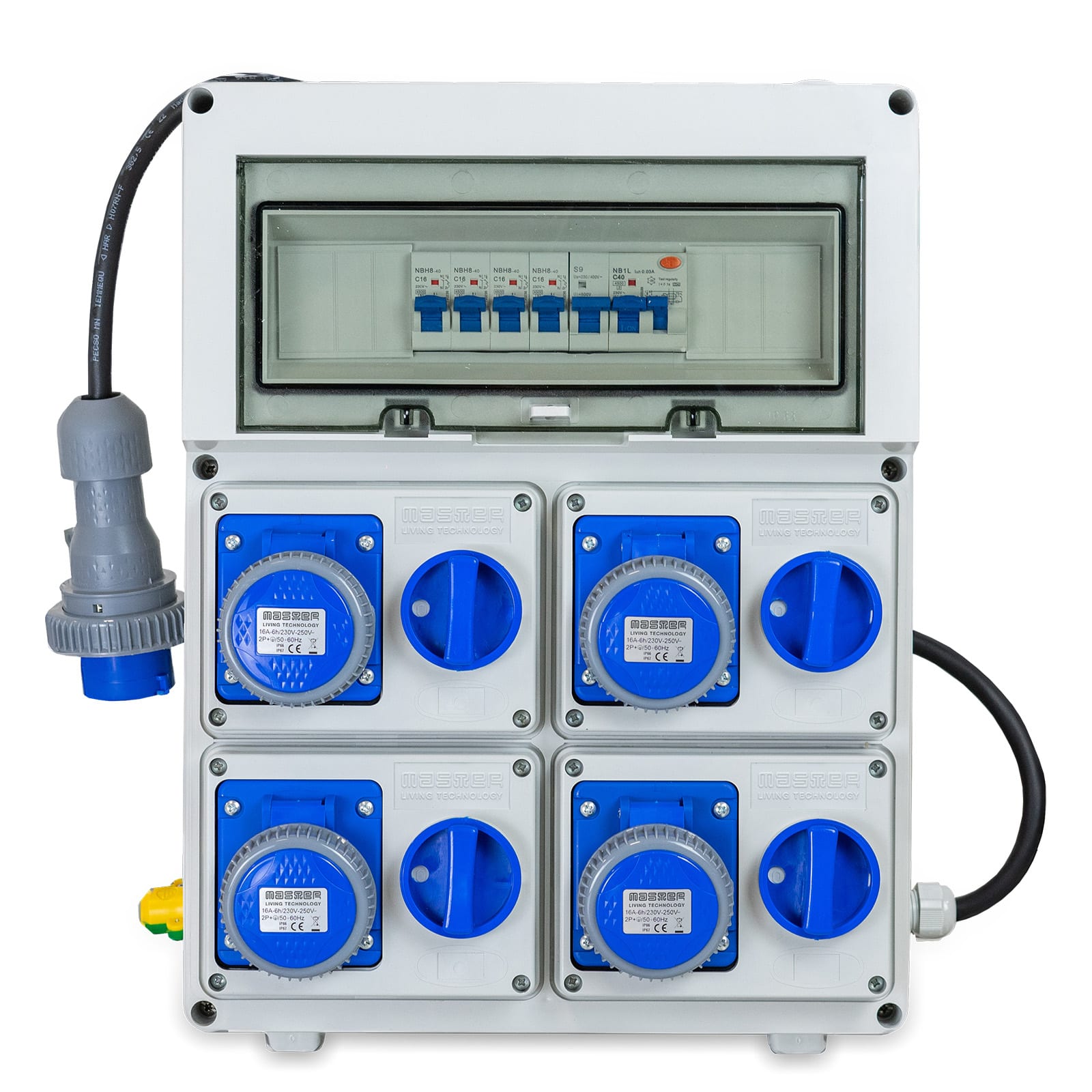 MASTER - Q.ASC 4PR.2P+T 230V 16A IP67