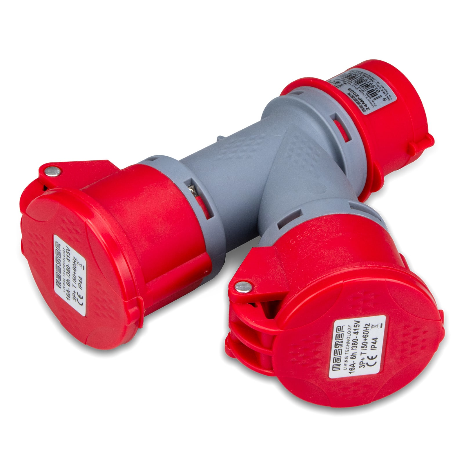 MASTER - MOLTIPL.2 USCITE 3P+T 16A 380V 6H IP44