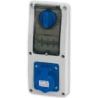 MASTER - PR.INT.MAG.2P+T 16A 230V 6H BLU IP44