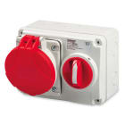 MASTER - PR.INT.OR.3P+T 32A 380V 6H ROS.IP44 C/SC