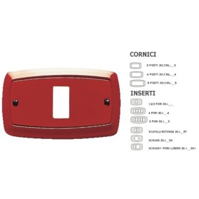 MASTER - COR.PALLADIO 3 POSTI ROSSO