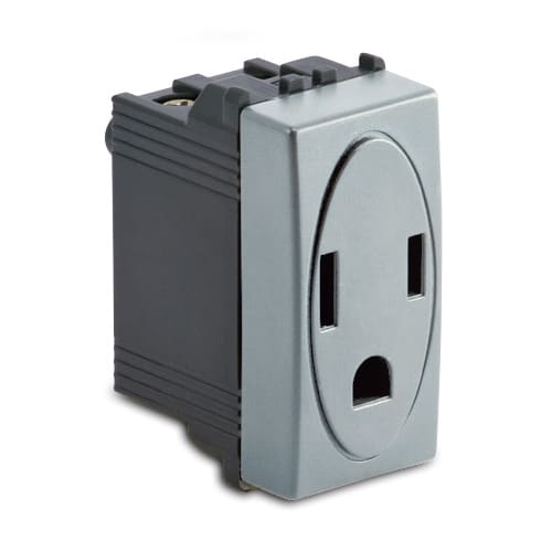 MASTER - STEEL PRESA 2P+T 15A 127V