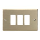 MASTER - PLACCA ORO 3 FORI VIMAR 8000