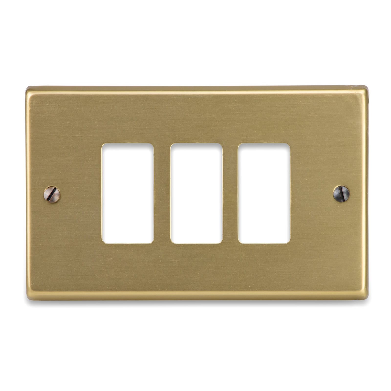 MASTER - PLACCA BRONZO 3 FORI VIMAR 8000