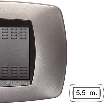 MASTER - MODO PLACCA 5,5P. BS SYSTEM BRONZO OPACO