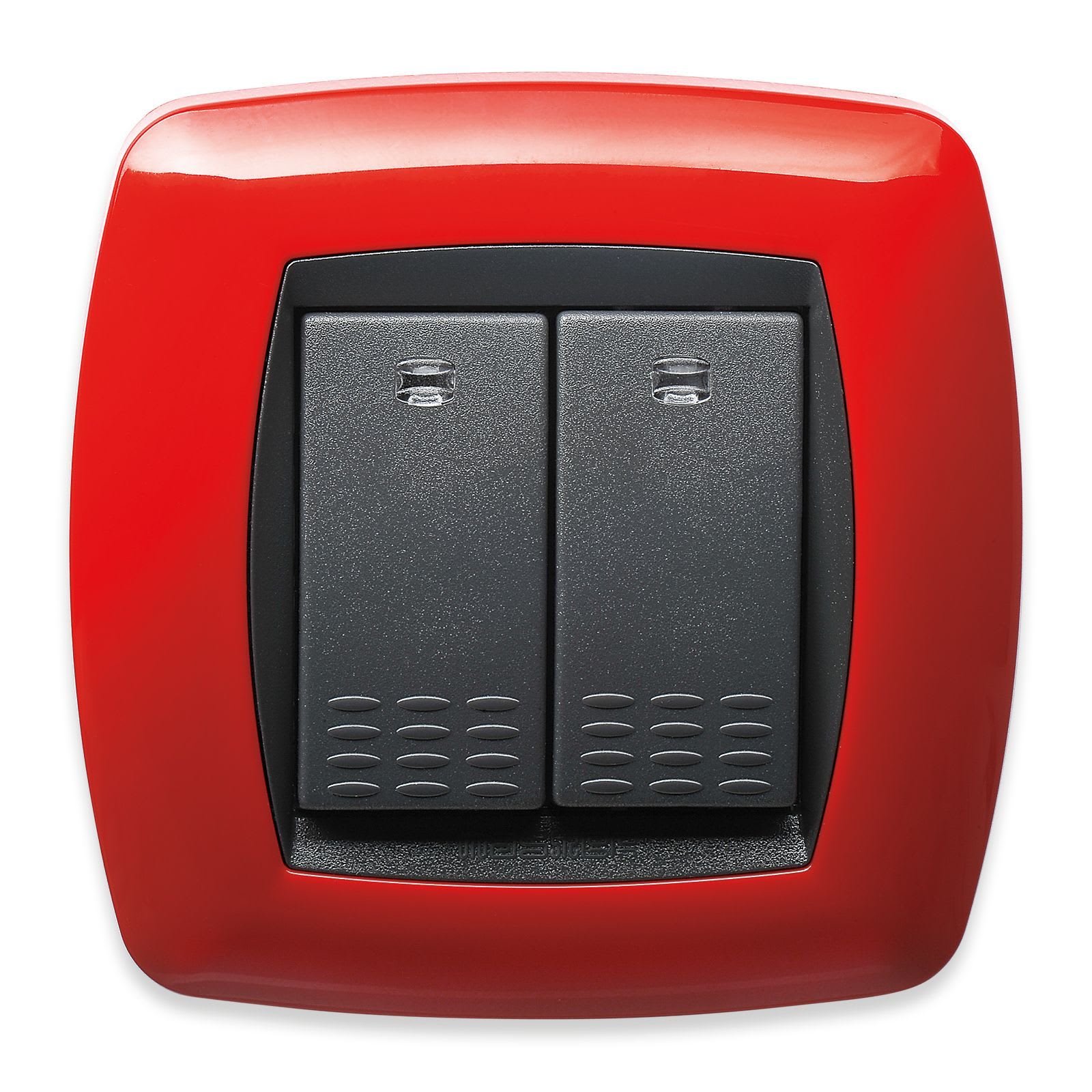 MASTER - MODO PLACCA 2 POSTI STRETTA ROSSO