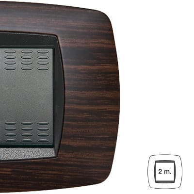 MASTER - MODO PLACCA 2 POSTI STRETTA WENGE