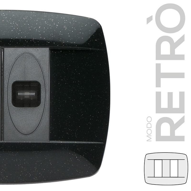 MASTER - MODO RETRO 3 MOD. 2 P. GRIGIO ANTRACITE