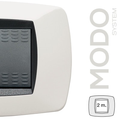 MASTER - MODO PLACCA 2 POSTI BIANCO