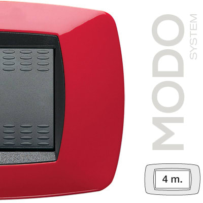MASTER - MODO PLACCA 4 POSTI ROSSO