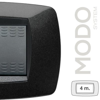 MASTER - MODO PLACCA 4 POSTI NERO
