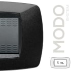 MASTER - MODO PLACCA 4 POSTI NERO