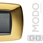 MASTER - MODO PLACCA 2+2 POSTI OTTONE