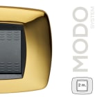 MASTER - MODO PLACCA 2 POSTI OTTONE