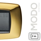 MASTER - MODO PLACCA 3 POSTI OTTONE