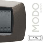 MASTER - MODO PLACCA 7 POSTI GRIGIO ANTRACITE
