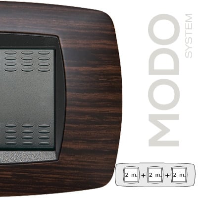 MASTER - MODO PLACCA 2+2+2 POSTI WENGE'