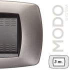 MASTER - MODO PLACCA 3 POSTI BRONZO OPACO