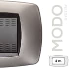 MASTER - MODO PLACCA 4 POSTI BRONZO OPACO