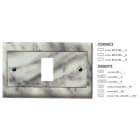MASTER - CORNICE MARMO CARRARA 3P.