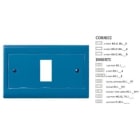 MASTER - INSERTO LACCATO AZZURRO 5 FORI