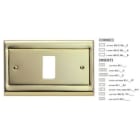 MASTER - INSERTO CROMATO ORO 2 FORI