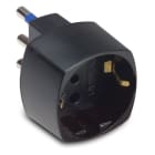 MASTER - ADATTATORE SCHUKO 16A 2P+T NERO