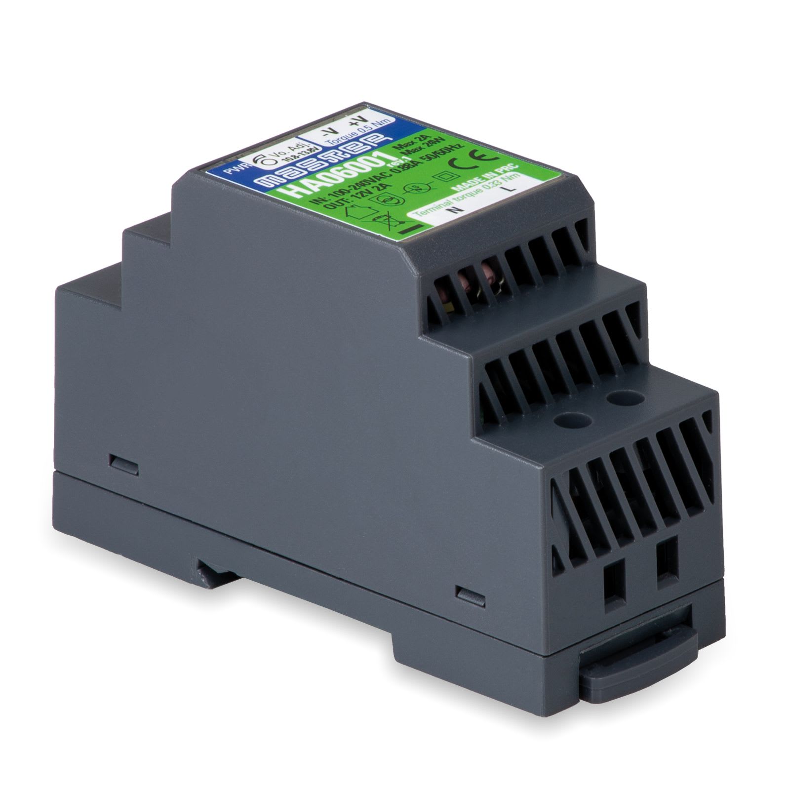 MASTER - ALIMENTAT.12VDC 2A, 2MOD. DIN IN230V