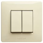 MASTER - MIXMO 2 INTERRUTTORI 1P 16AX BEIGE