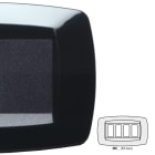 MASTER - PLACCA MODI' 4 POSTI NERO