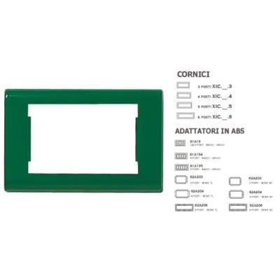MASTER - CORNICE GIOTTO VERDE 5 POSTI