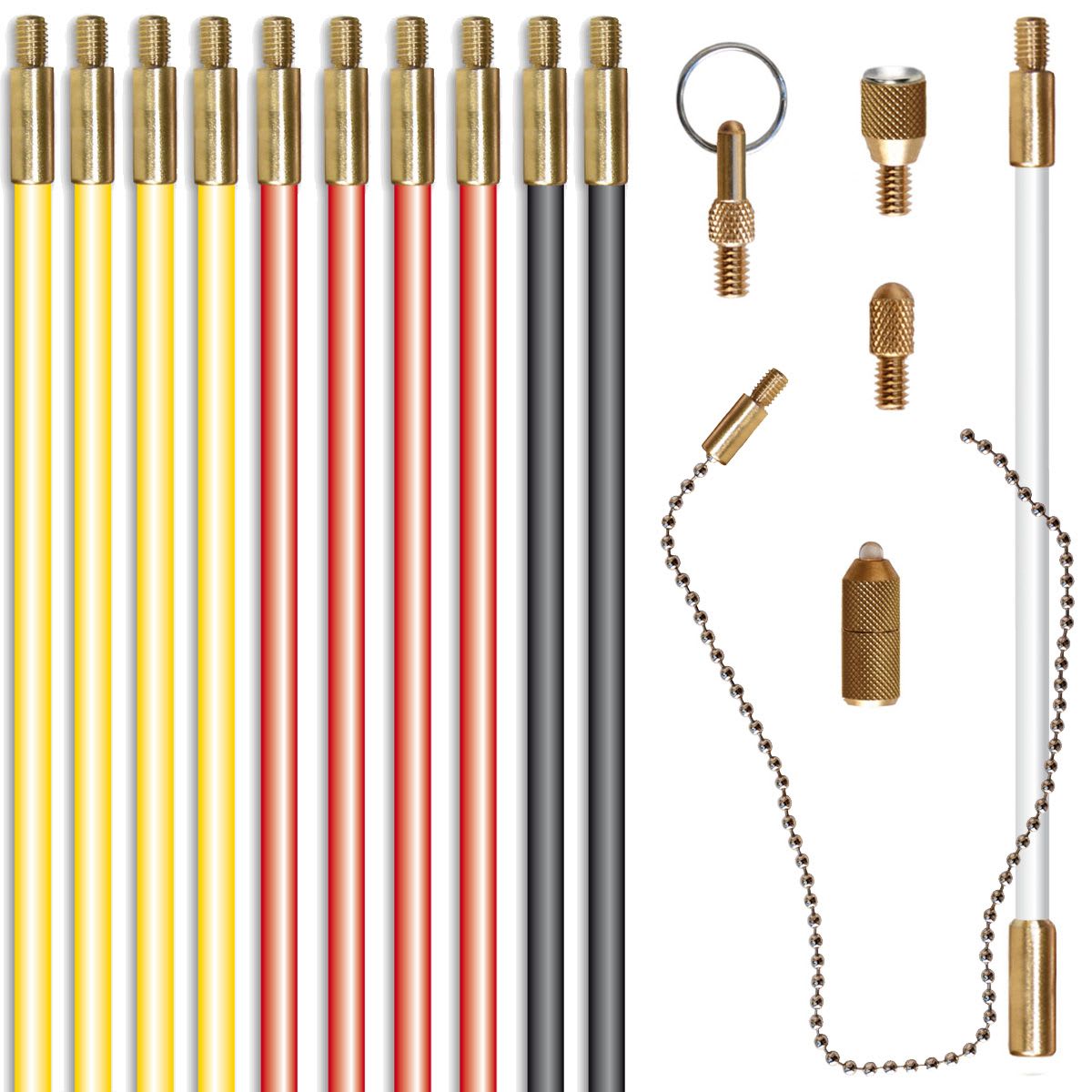 MASTER - ASTE SPINTA MT.10 CON 6 ACCESSORI