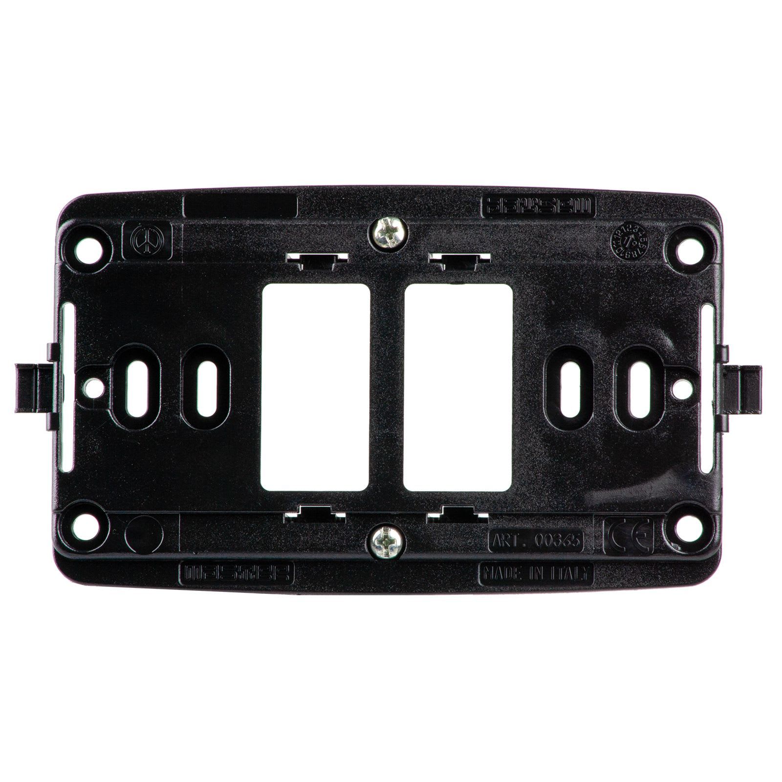 MASTER - SUPPORTO PLASTICA 2 POSTI SCAT.TONDA