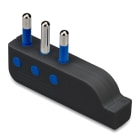 MASTER - SPINA 2POLI+T 16A NERA SPINOT. ORIENT