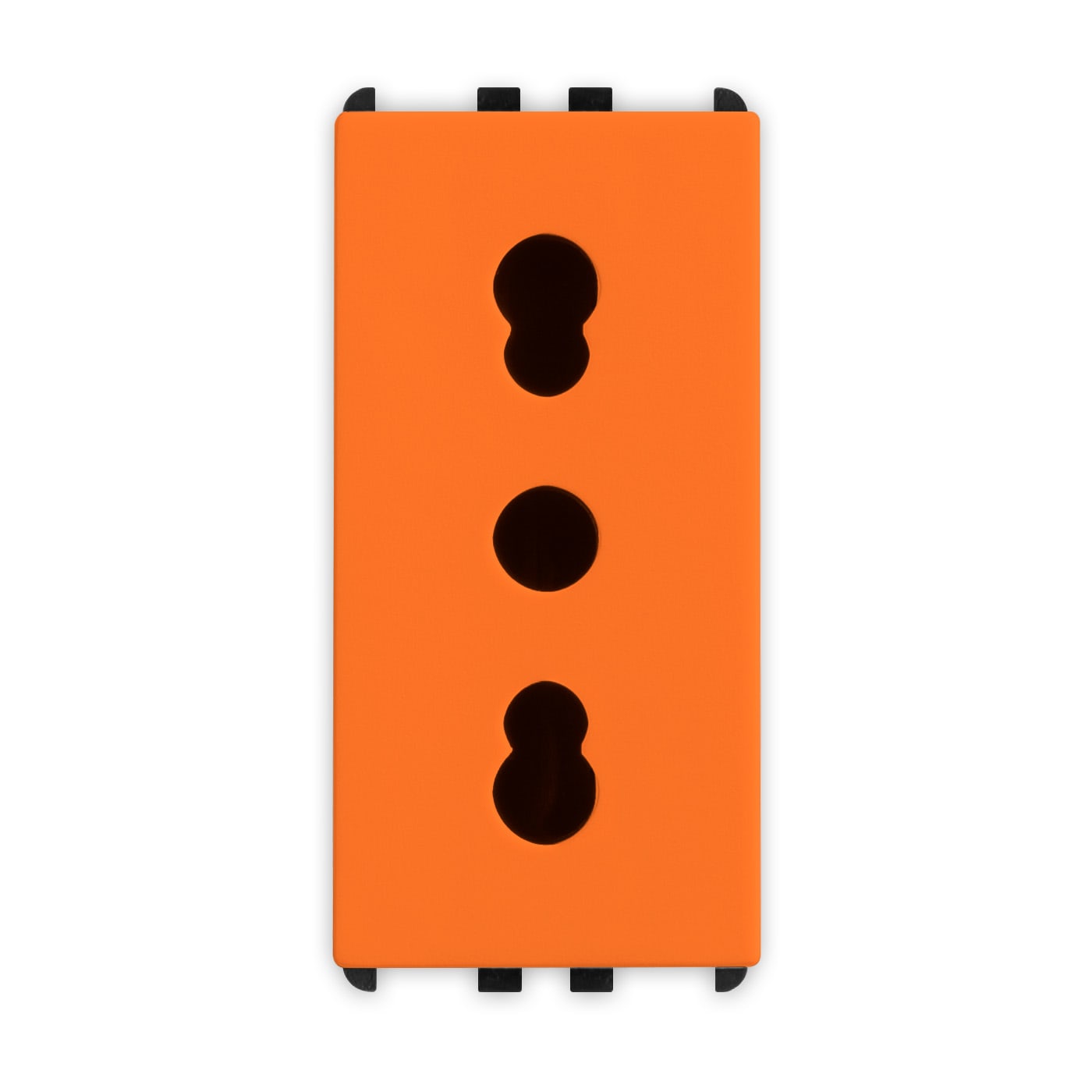 MASTER - PIXIA PRESA 2P+T 16A BIVALENTE ARANCIONE